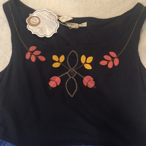 SOLD Mata Traders Floral Embriodered Dress SOLD - Picture 7 of 8